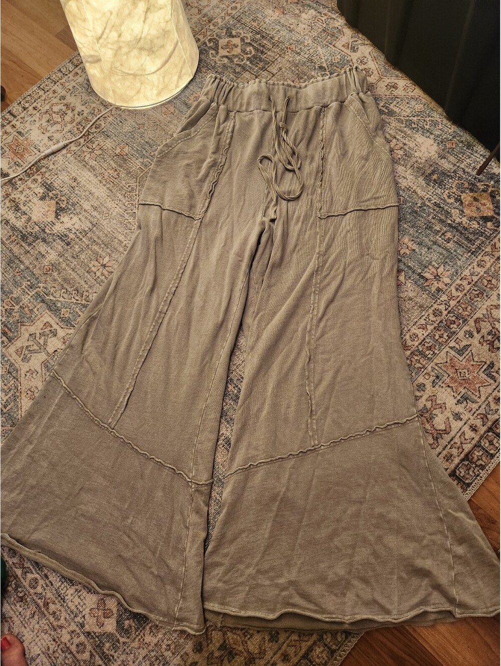 Three Bird Nest flare leg pants